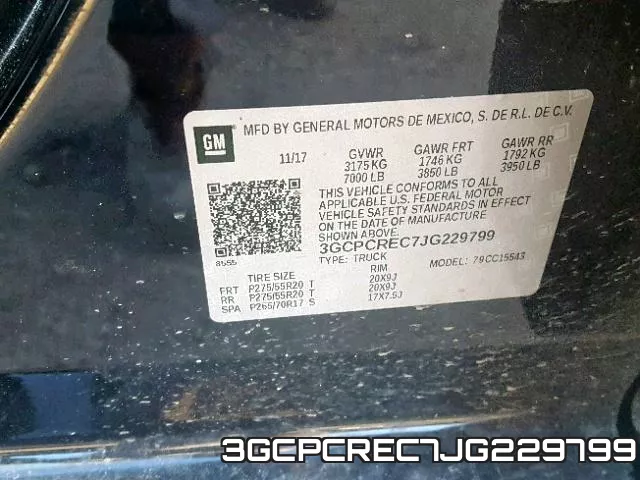 3GCPCREC7JG229799 фото 2