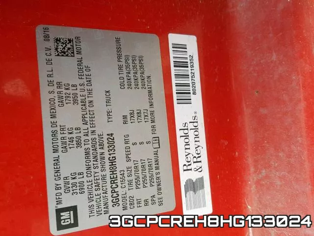 3GCPCREH8HG133024 фото 2