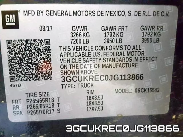 3GCUKREC0JG113866 фото 2
