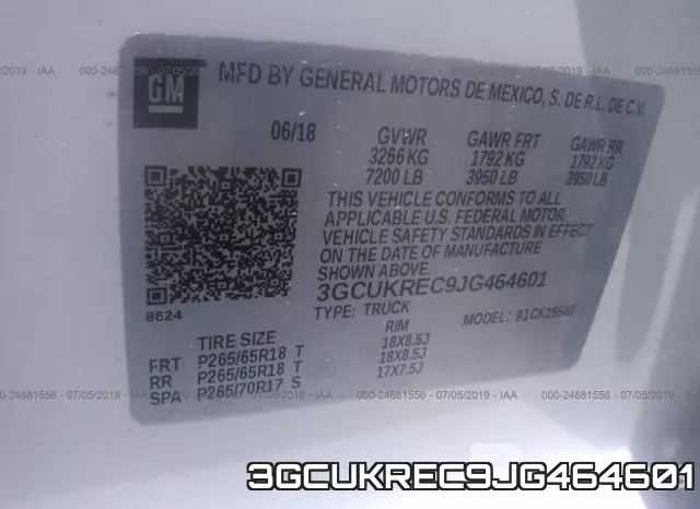 3GCUKREC9JG464601 фото 10