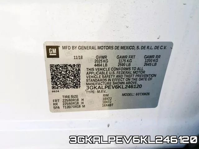 3GKALPEV6KL246120 фото 2