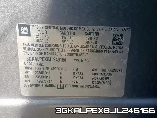 3GKALPEX8JL246166 фото 2