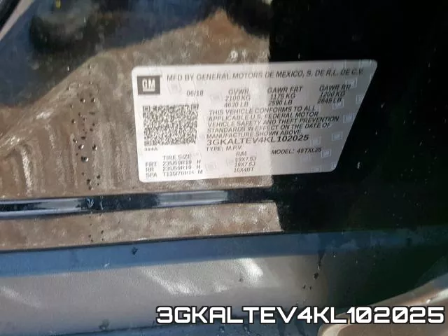 3GKALTEV4KL102025 фото 2