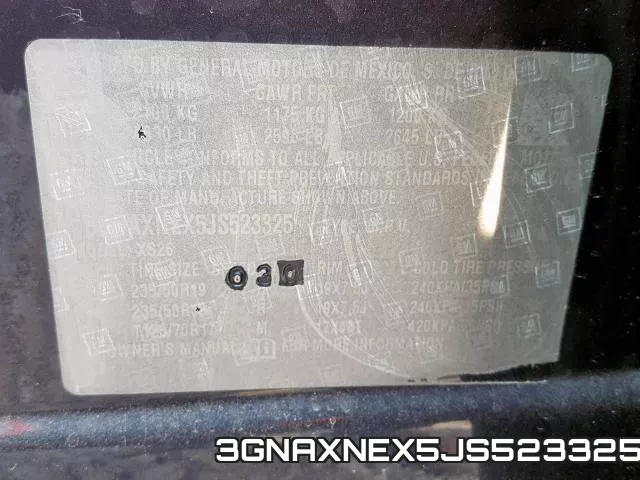 3GNAXNEX5JS523325 фото 2