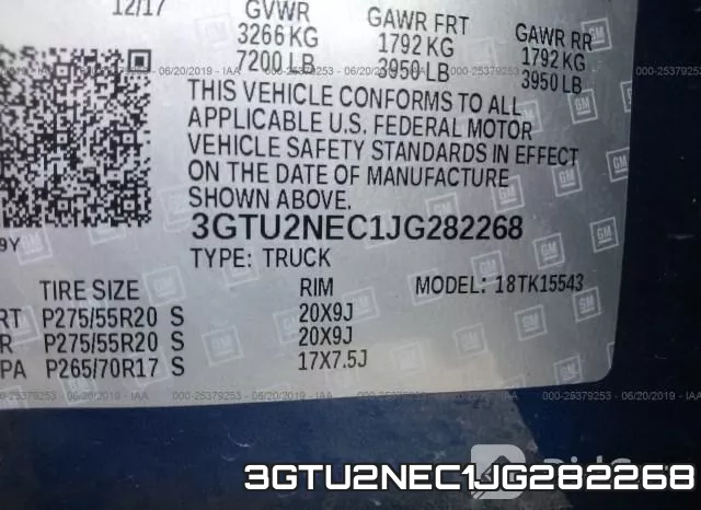 3GTU2NEC1JG282268 фото 10