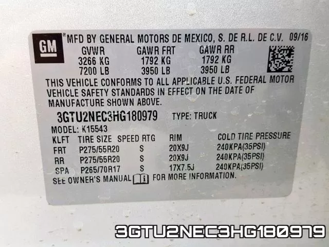 3GTU2NEC3HG180979 фото 2