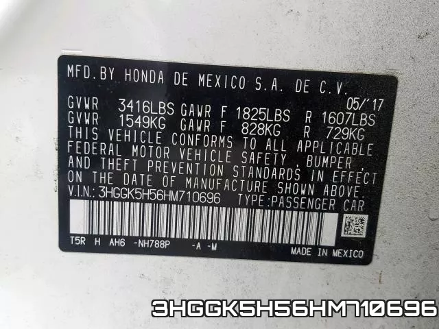 3HGGK5H56HM710696 фото 2