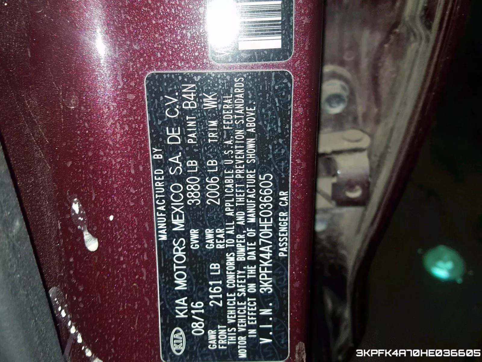 3KPFK4A70HE036605 фото 2