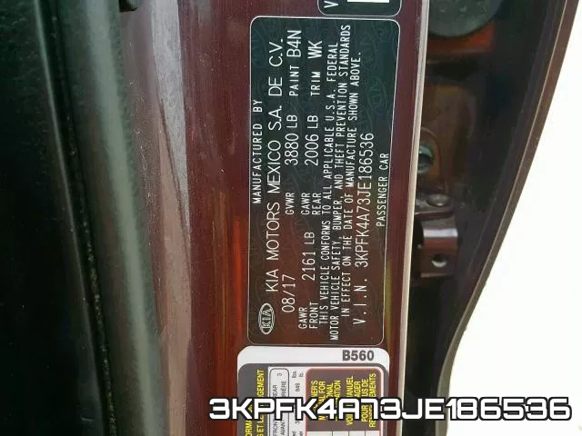 3KPFK4A73JE186536 фото 2