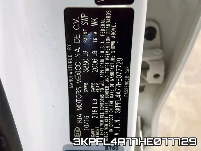3KPFL4A77HE077729 фото 2