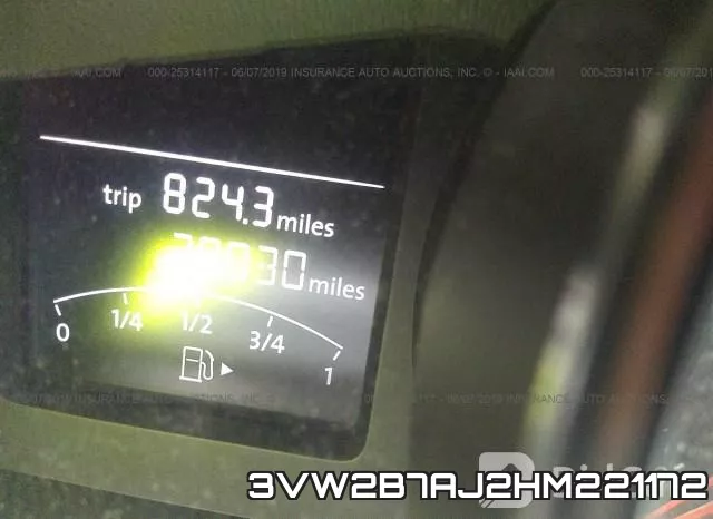 3VW2B7AJ2HM221172 фото 8