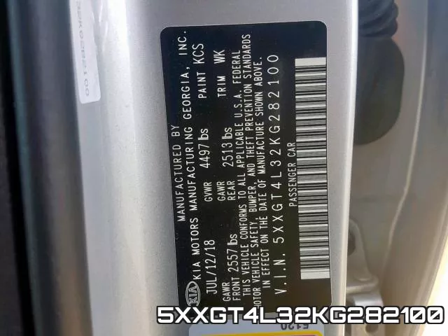 5XXGT4L32KG282100 фото 2