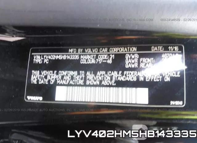 LYV402HM5HB143335 фото 10