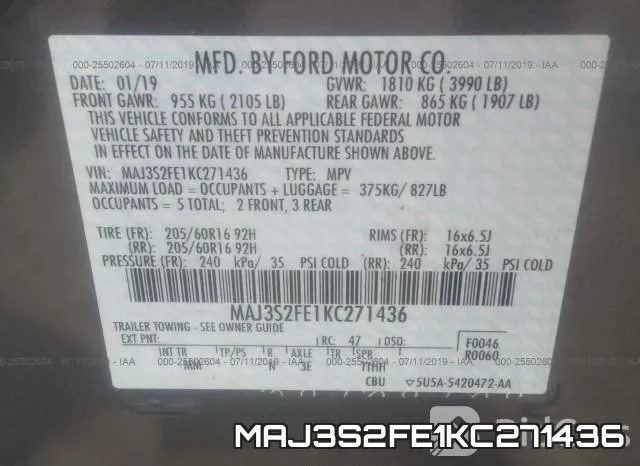 MAJ3S2FE1KC271436 фото 10