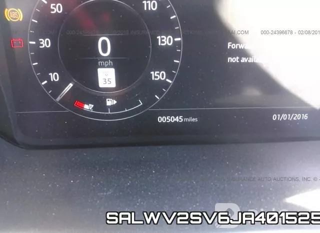 SALWV2SV6JA401525 фото 8