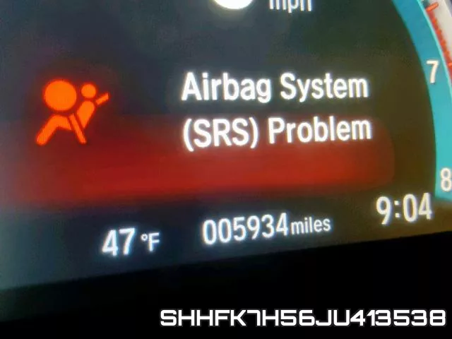 SHHFK7H56JU413538 фото 9