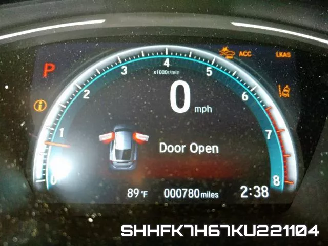 SHHFK7H67KU221104 фото 9