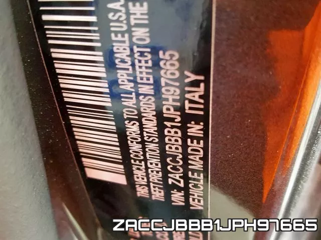 ZACCJBBB1JPH97665 фото 2