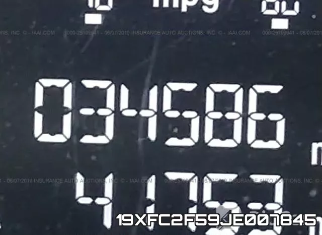 19XFC2F59JE007845 фото 8