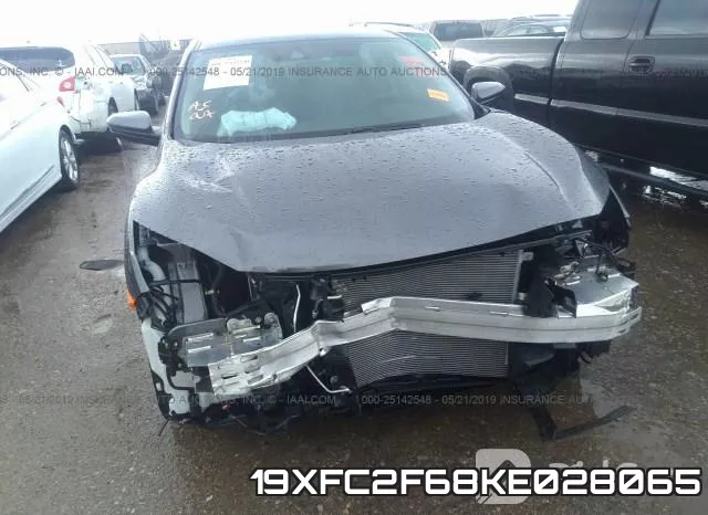 19XFC2F68KE028065 фото 7