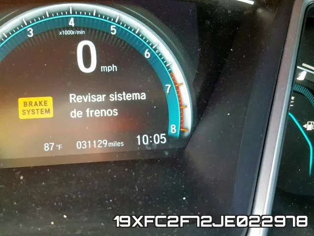 19XFC2F72JE022978 фото 9