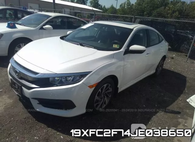 19XFC2F74JE038650 фото 3