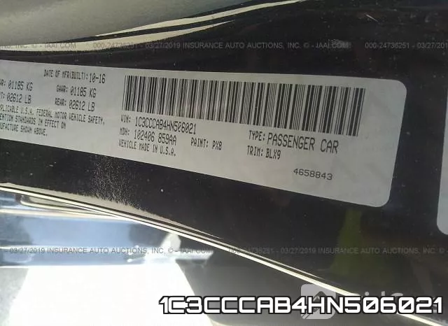 1C3CCCAB4HN506021 фото 10
