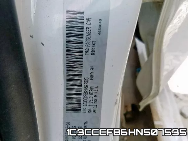 1C3CCCFB6HN507535 фото 2