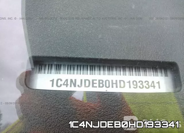1C4NJDEB0HD193341 фото 10