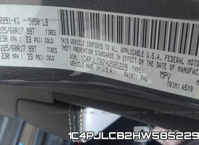 1C4PJLCB2HW585229 фото 10