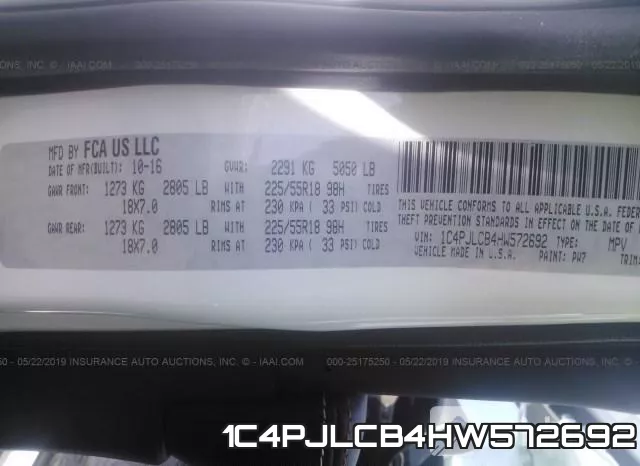 1C4PJLCB4HW572692 фото 10