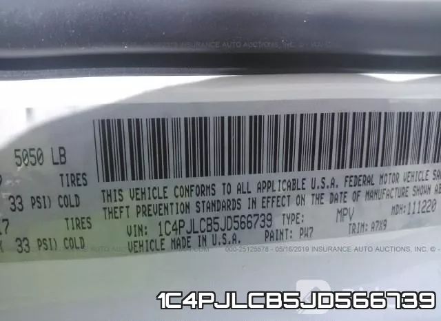 1C4PJLCB5JD566739 фото 10