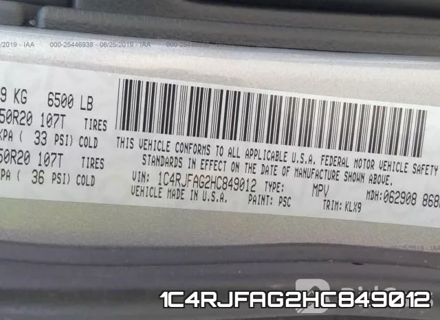 1C4RJFAG2HC849012 фото 10