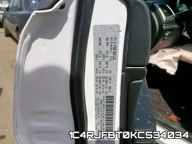 1C4RJFBT0KC534034 фото 2