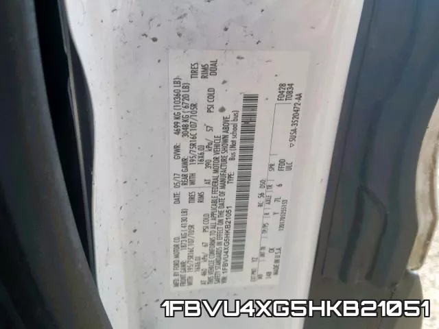 1FBVU4XG5HKB21051 фото 2