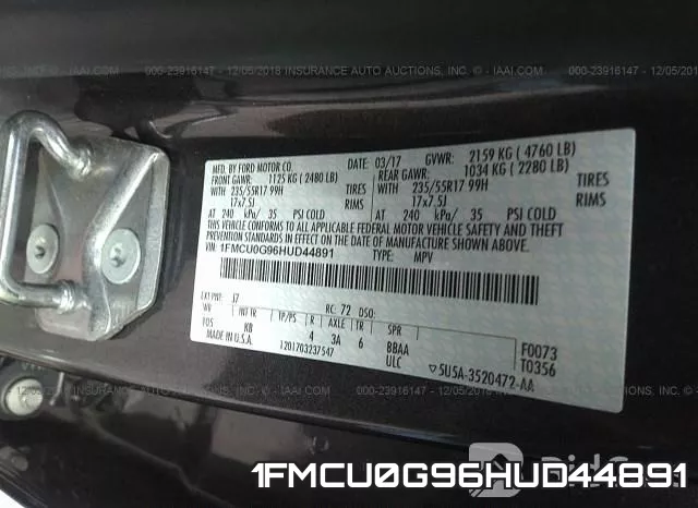 1FMCU0G96HUD44891 фото 10