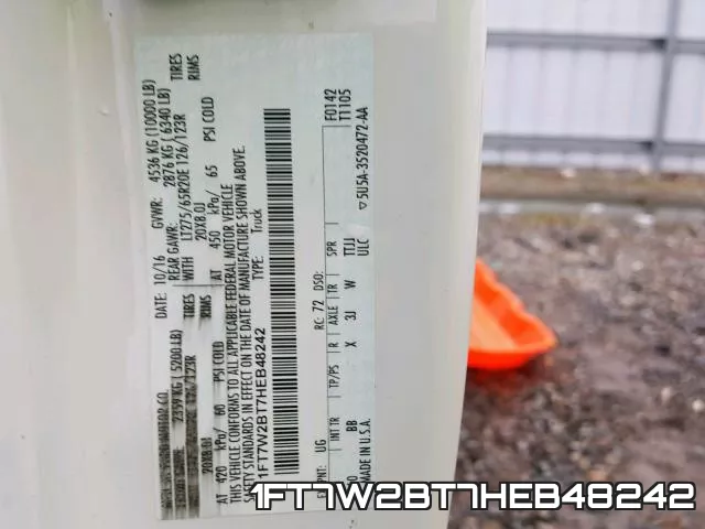1FT7W2BT7HEB48242 фото 2