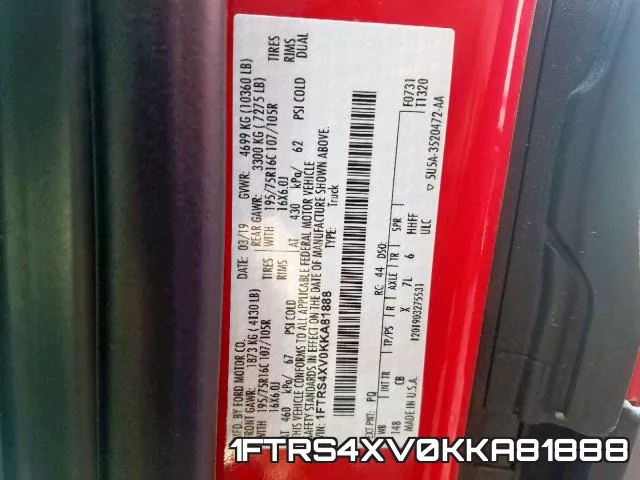 1FTRS4XV0KKA81888 фото 2