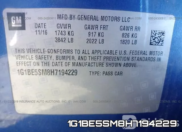 1G1BE5SM8H7194229 фото 10