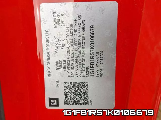 1G1FB1RS7K0106679 фото 2