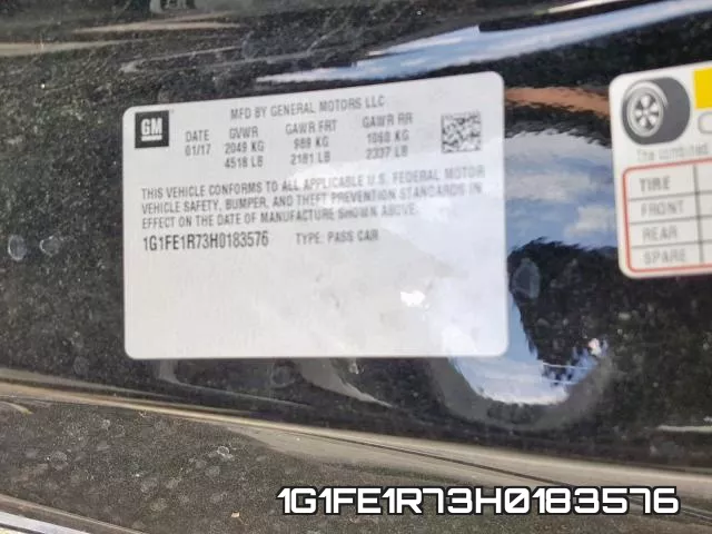 1G1FE1R73H0183576 фото 2