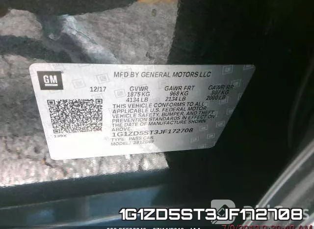 1G1ZD5ST3JF172708 фото 10