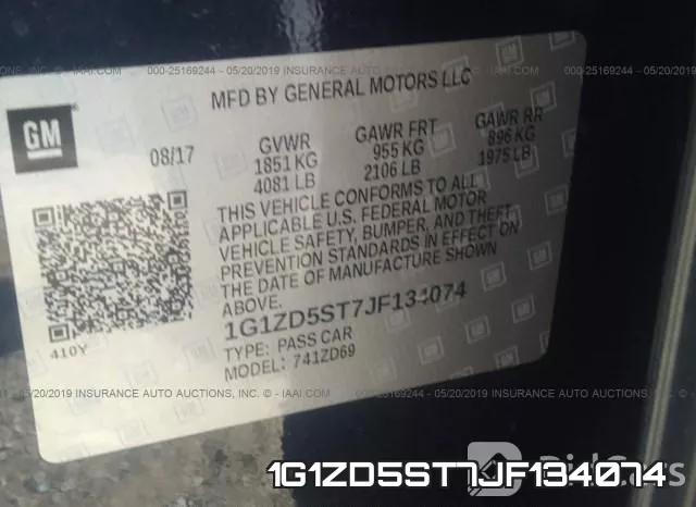 1G1ZD5ST7JF134074 фото 10