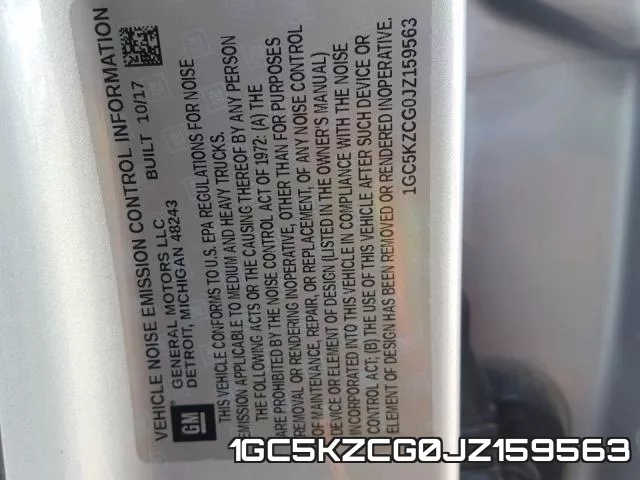 1GC5KZCG0JZ159563 фото 2