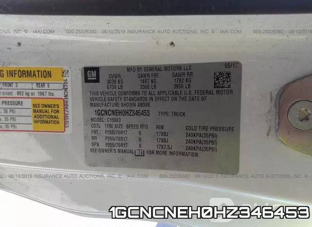 1GCNCNEH0HZ346453 фото 10