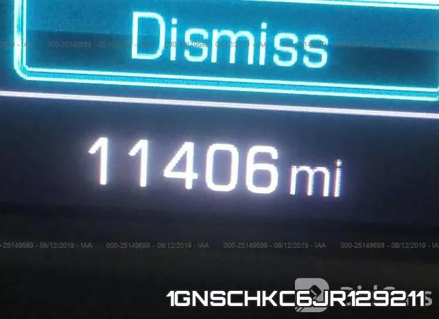 1GNSCHKC6JR129211 фото 8