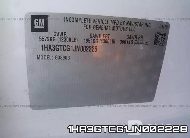 1HA3GTCG1JN002228 фото 10