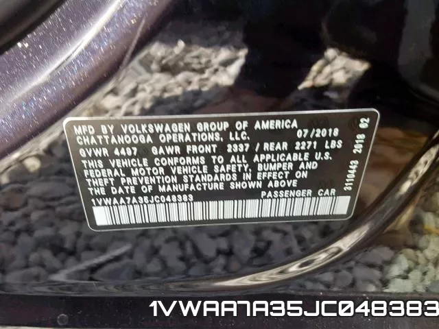 1VWAA7A35JC048383 фото 2