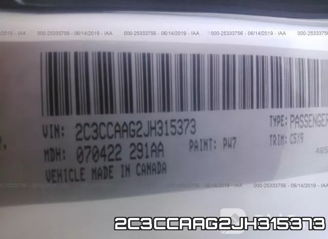 2C3CCAAG2JH315373 фото 10