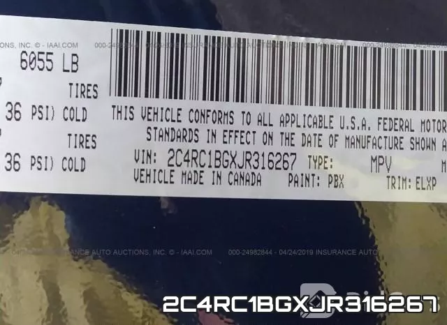 2C4RC1BGXJR316267 фото 10